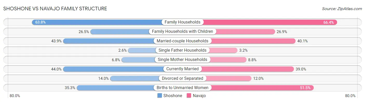 Shoshone vs Navajo Family Structure