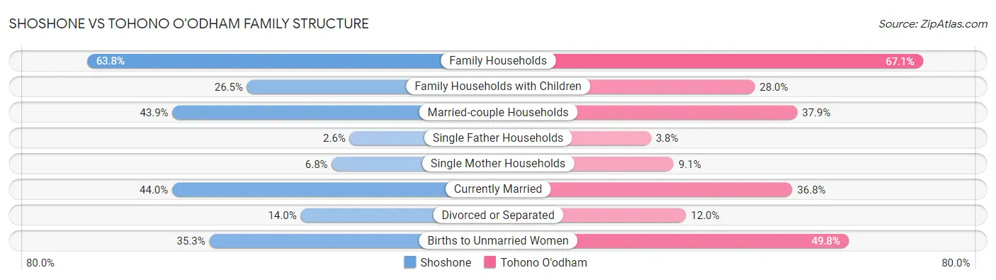 Shoshone vs Tohono O'odham Family Structure