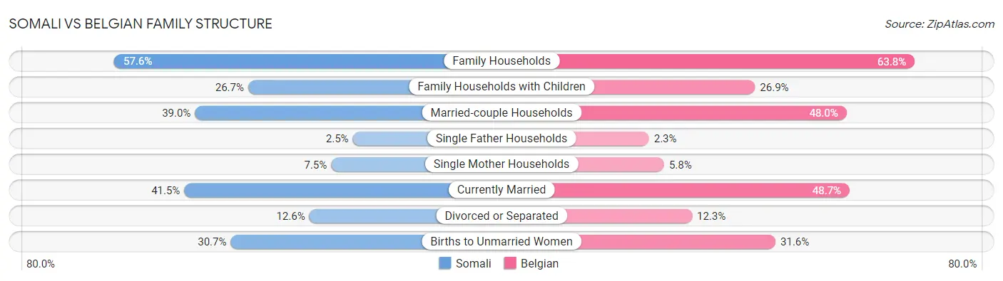 Somali vs Belgian Family Structure
