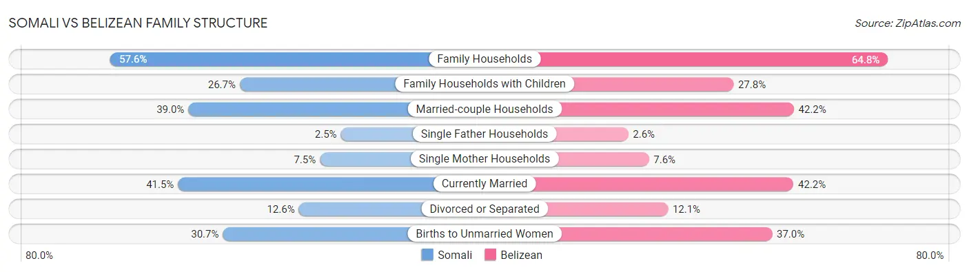 Somali vs Belizean Family Structure