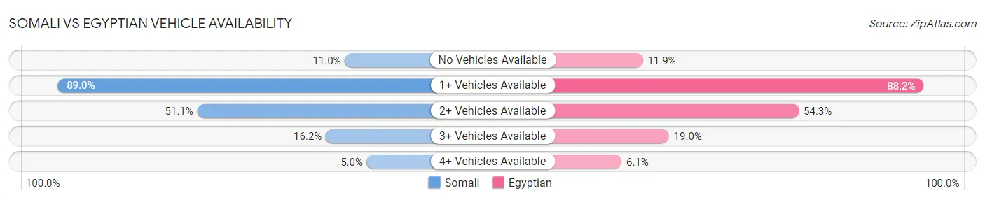 Somali vs Egyptian Vehicle Availability
