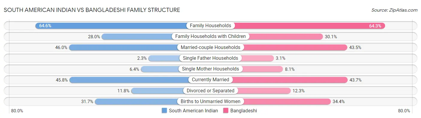 South American Indian vs Bangladeshi Family Structure
