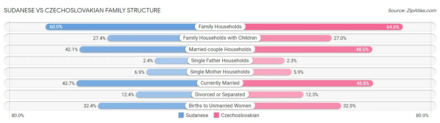 Sudanese vs Czechoslovakian Family Structure