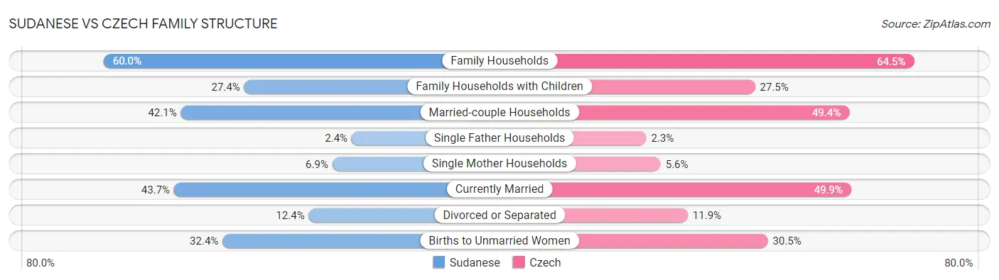 Sudanese vs Czech Family Structure