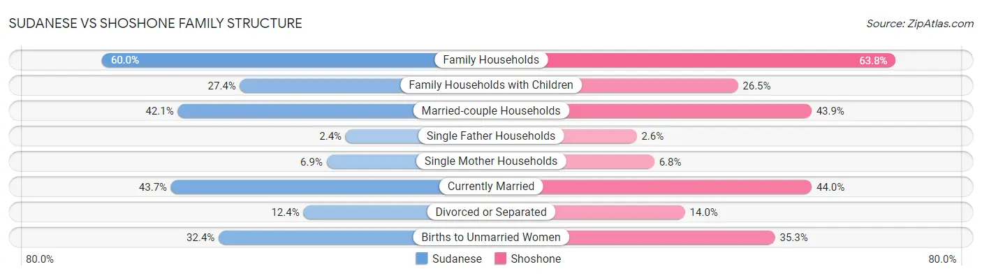 Sudanese vs Shoshone Family Structure