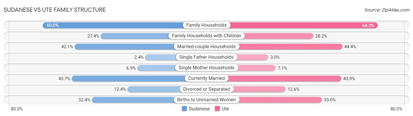 Sudanese vs Ute Family Structure