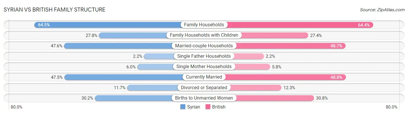 Syrian vs British Family Structure