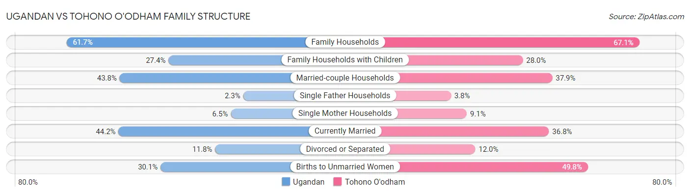 Ugandan vs Tohono O'odham Family Structure