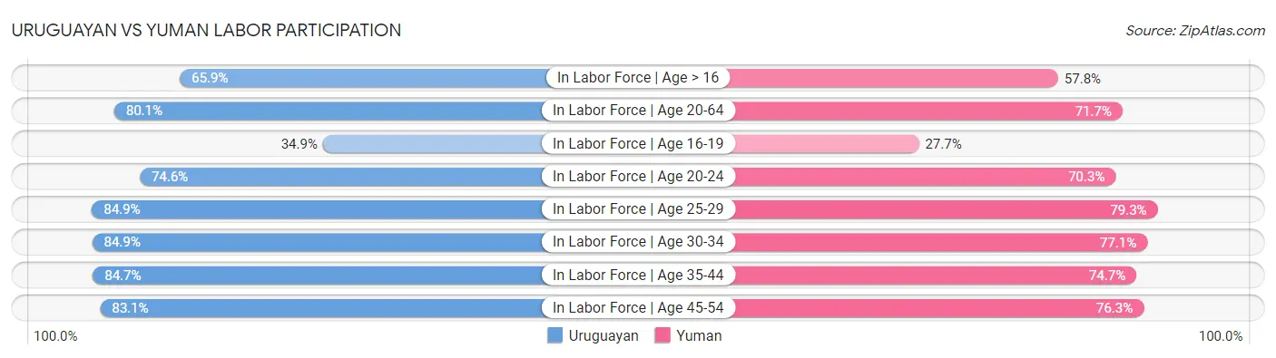 Uruguayan vs Yuman Labor Participation