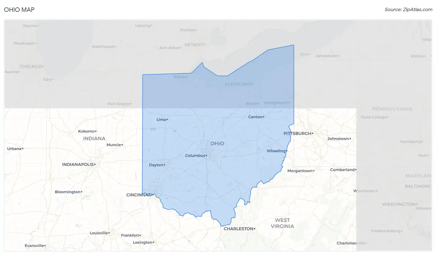 Ohio Map